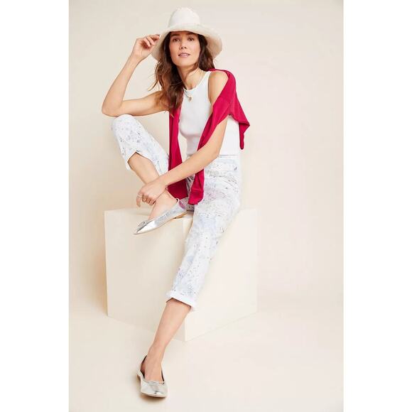 Anthropologie Wanderer Watercolor Cargo Pants Sz 25 - Picture 2 of 8